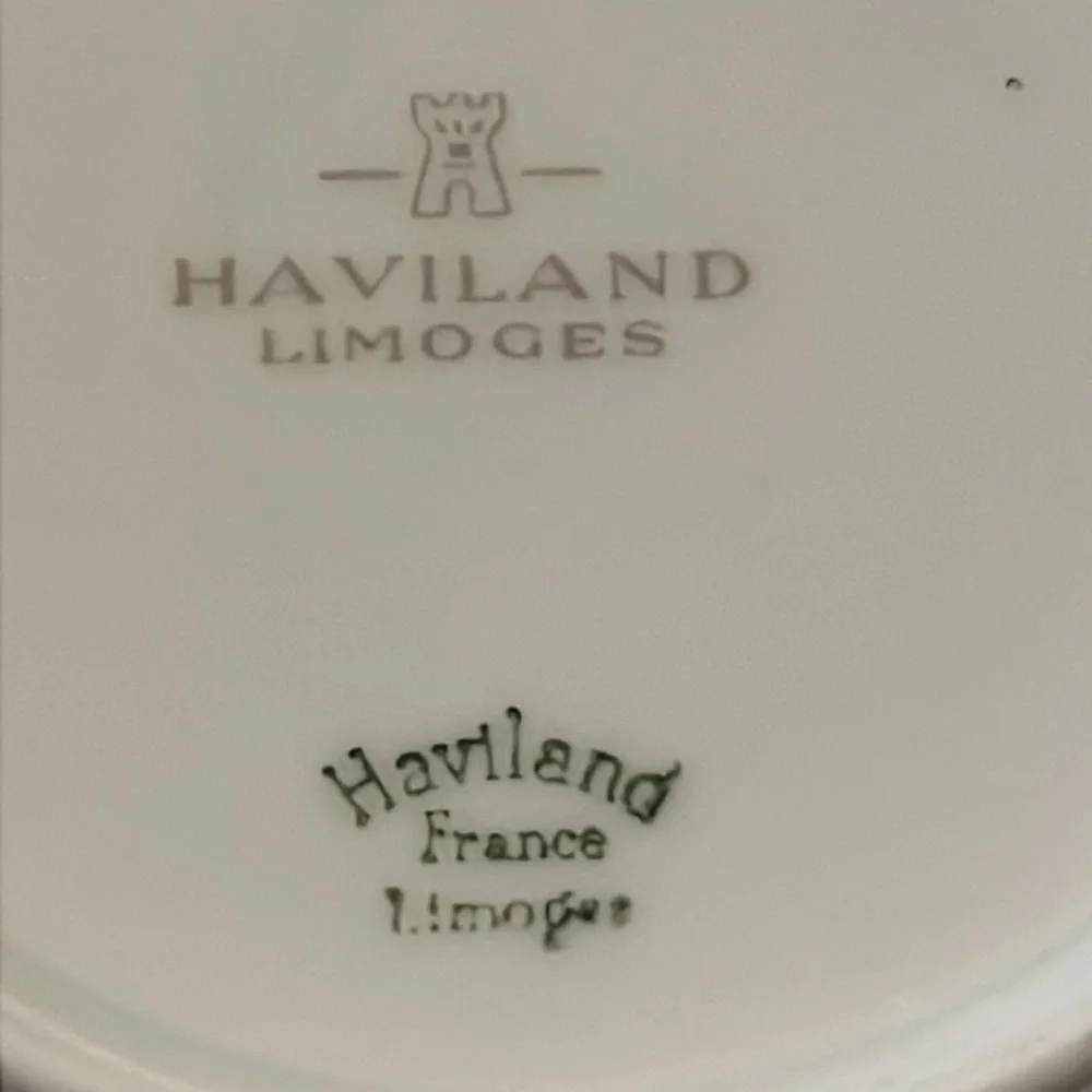 NIB New in box Haviland Limoges France small bowl green stamp